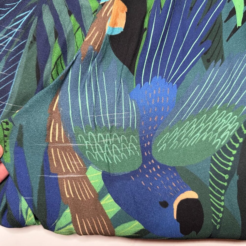 Anthropologie Farm Rio Tropique Embroidered Hem Jungle Pants Small - Picture 11 of 11